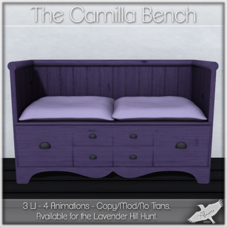 Alouette - The Camilla Bench - LHH (Ad)